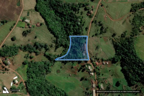 Imagem de satélite de MAT.: 10.275 - Parte 1 em São Carlos - SC