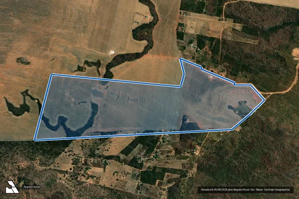 Imagem de satélite de Fazenda Mato Frio  (Javarro I) - Parte 1 em Baixa Grande do Ribeiro - PI