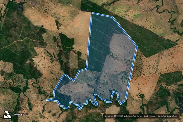 Imagem de satélite de FAZENDA BOA VISTA - 001 em Tabocão - TO
