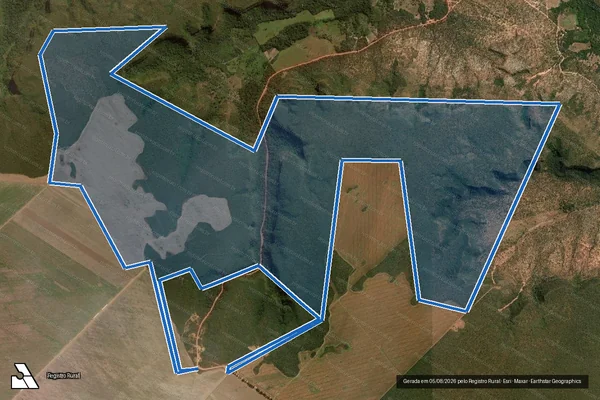 Imagem de satélite de FAZENDA PONTA DA SERRA - DATA BARGADO - PONTA DA SERRA em Santa Filomena - PI