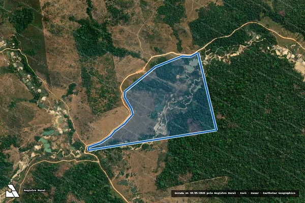 Imagem de satélite de ASSENTAMENTO VILA MUTUM - Lote_21 em Apiacás - MT