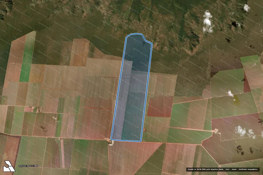 Imagem aérea do item B