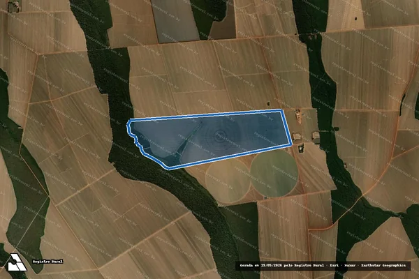 Imagem de satélite de Fazenda Nossa Senhora Aparecida - Parte 2 em Nova Mutum - MT