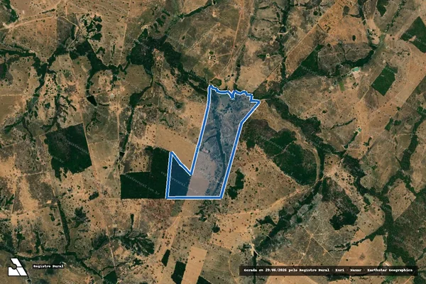 Imagem de satélite de Fazenda Samambaia - 001 em Jussara - GO