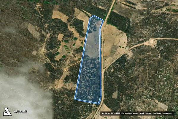 Imagem de satélite de SITIO BOA VISTA - Parte 1 em Cerro Corá - RN