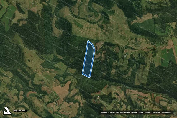 Imagem de satélite de Parte do Lote Rural nº 29 - Parcela 02 - Parcela 01 em Descanso - SC