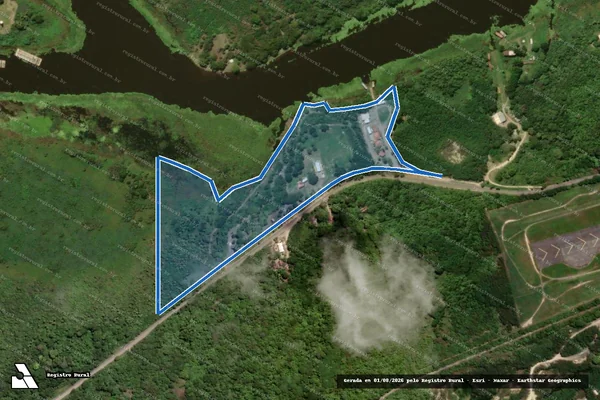 Imagem de satélite de FAZENDA PITEIRAS - GLEBA 02 em Corumbá - MS