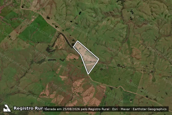 Imagem de satélite de Fazenda Guabiju - Parte 6 em Dom Pedrito - RS