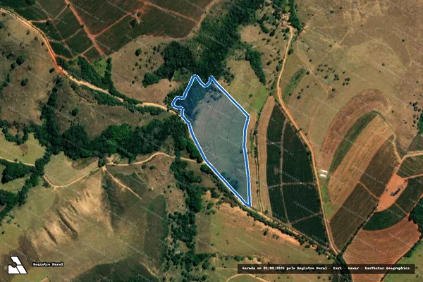 Imagem de satélite de FAZENDA SÃO BENTO em São Roque de Minas - MG