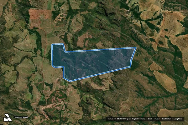 Imagem de satélite de FAZENDA CAMPO DO MEIO - GLEBA B em Rio Negro - MS