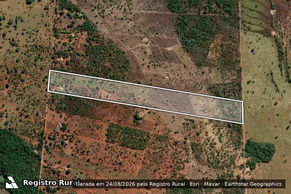 Imagem de satélite de FAZENDA FORQUILHA - LOTE 07 em Unaí - MG