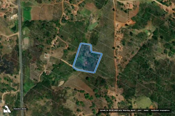 Imagem de satélite de SITIO GERALDO  - Parte 1 em Alagoa Nova - PB