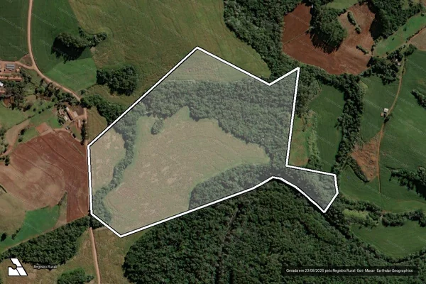 Imagem de satélite de Lote 37 da Gleba 217-SA - Lote 37 em Pranchita - PR