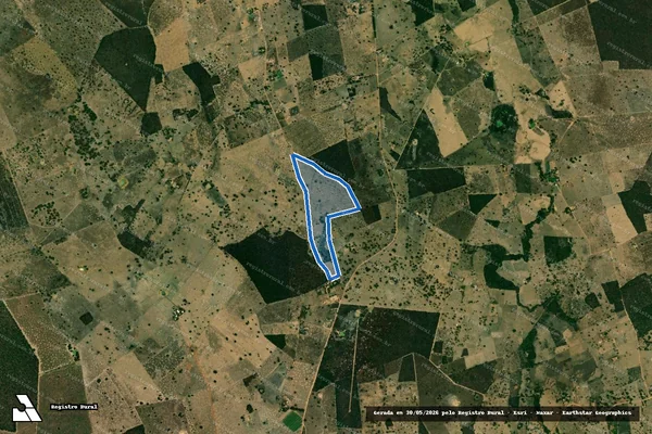 Imagem de satélite de FAZENDA SANTA TEREZINHA - Gleba 02 em Angical - BA