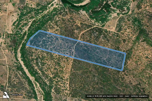 Imagem de satélite de SITIO PORÓ - LOTE 03 em Buíque - PE