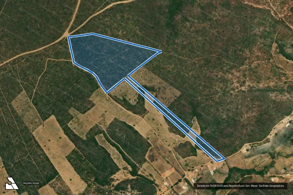 Imagem de satélite de FAZENDA MATO GROSSO - Parte 2 em Rio Pardo de Minas - MG