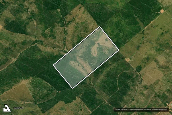 Imagem de satélite de LOTE Nº 61 DA GLEBA Nº 48 PIC BC - Parcela 1 em São Raimundo do Doca Bezerra - MA