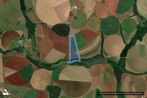 Imagem de satélite de Fazenda Campo Alegre II - Parte 3 em Casa Branca - SP