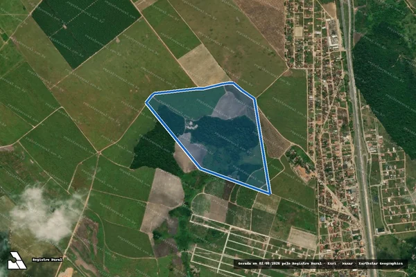 Imagem de satélite de FAZENDA SANTA IVONE - FAZENDA SANTA IVONE em Mamanguape - PB