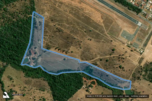 Imagem de satélite de FAZENDA PITEIRAS - PARCELA 01 em Pirenópolis - GO