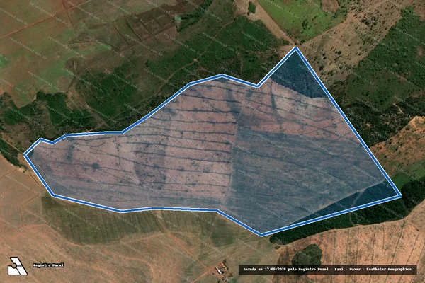 Imagem de satélite de FAZENDA SANTO ANTÔNIO - 002 em Carolina - MA
