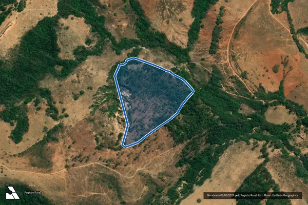 Imagem de satélite de Fazenda da Lavrinha - Parte 1 em São Tiago - MG