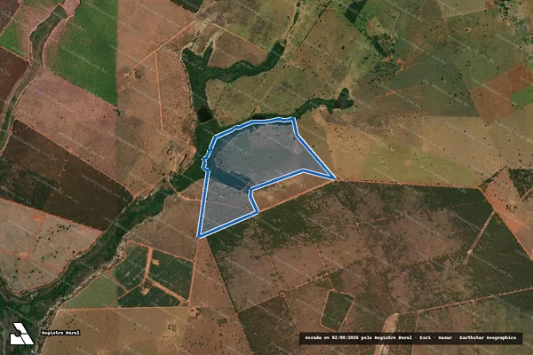 Imagem de satélite de Fazenda S.S - Parcela 1 em Selvíria - MS