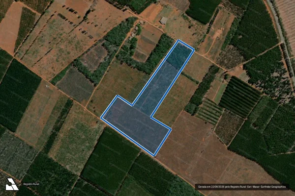 Imagem de satélite de Fazenda Sul Brasil Gleba A - Gleba 03 - GLEBA 03-C em José Gonçalves de Minas - MG