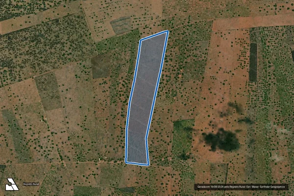 Imagem de satélite de SITIO ANTONIO PAULO ? LOTE 0921 - Parte 1 em Alto Santo - CE