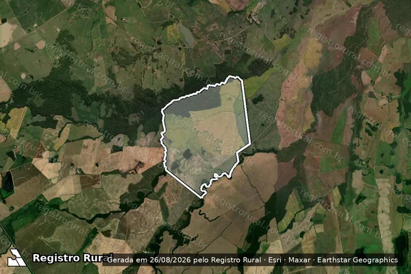 Imagem de satélite de Granja Inferninho - Parte 1 em São Sepé - RS