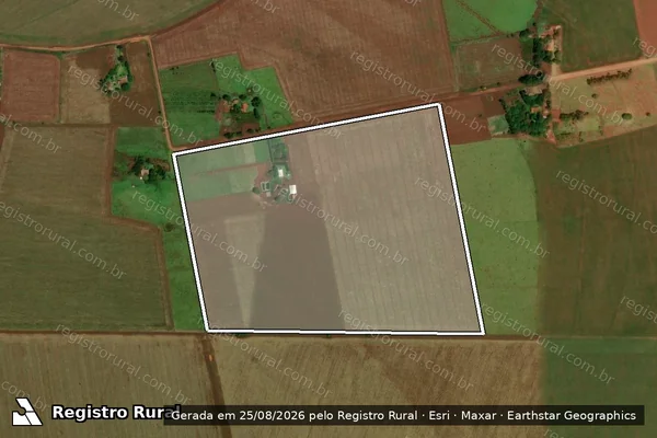 Imagem de satélite de Projeto de Assentamento Itamarati I ? FETAGRI - LOTE 062 em Ponta Porã - MS