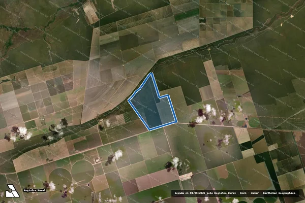 Imagem de satélite de FAZENDA TAMARANA I - Matrícula 6055 em Correntina - BA