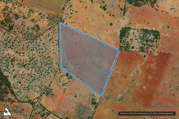 Imagem de satélite de FAZENDA SÃO JOÃO - Parcela 1 em Ibititá - BA