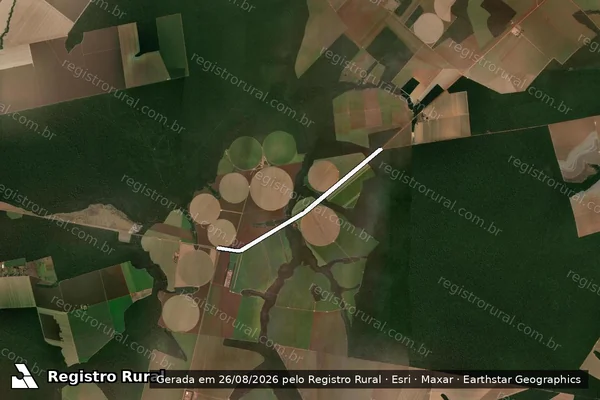 Imagem de satélite de FAZENDA CENTRO DA MATA - Parte 1 em Nova Ubiratã - MT