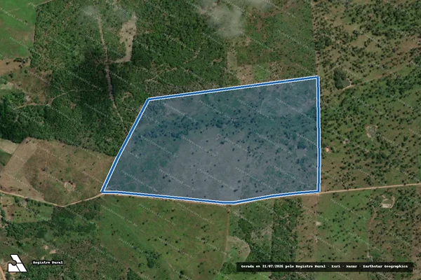 Imagem de satélite de FAZENDA LAYANE - Parte 1 em Satubinha - MA