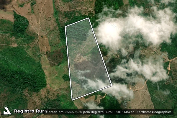 Imagem de satélite de SÍTIO SÃO LUIZ - Parte 1 em Novo Repartimento - PA