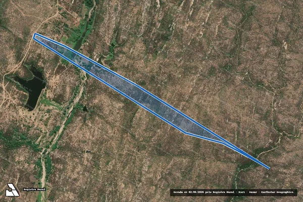 Imagem de satélite de Malhada Limpa - Parte 2 em Currais Novos - RN