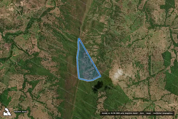 Imagem de satélite de FAZENDA VALE DO BOI I - Parcela 1 em Fazenda Nova - GO