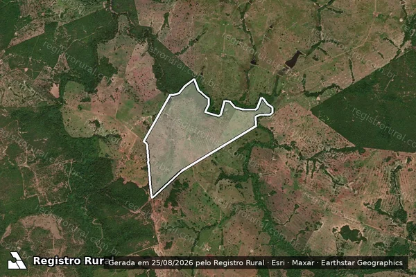 Imagem de satélite de FAZENDA SÃO JOAQUIM - 001 em Amaralina - GO