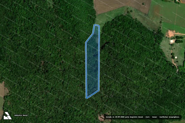Imagem de satélite de Fazenda Monte Cristo em Bonito - MS