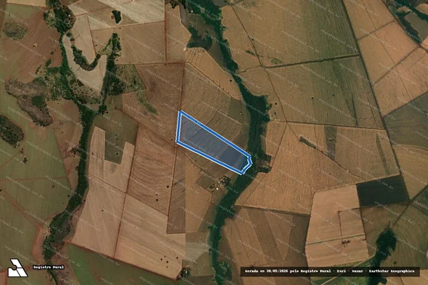 Imagem de satélite de FAZENDA SANTO REIS - Parte 2 em Bom Jesus de Goiás - GO