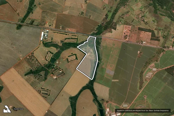 Imagem de satélite de Fazenda Tira-Leite - GLEBA A em Uberlândia - MG