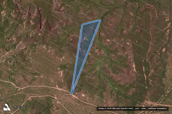 Imagem de satélite de Baixão do Olho D água - Parte 1 em Redenção do Gurguéia - PI