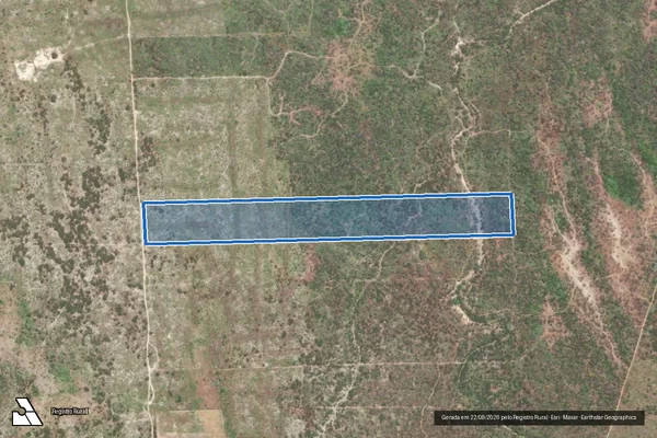 Imagem de satélite de PROJETO DE ASSENTAMENTO BOM JESUS ? LOTE 56 - Parte 1 em Jandaíra - RN
