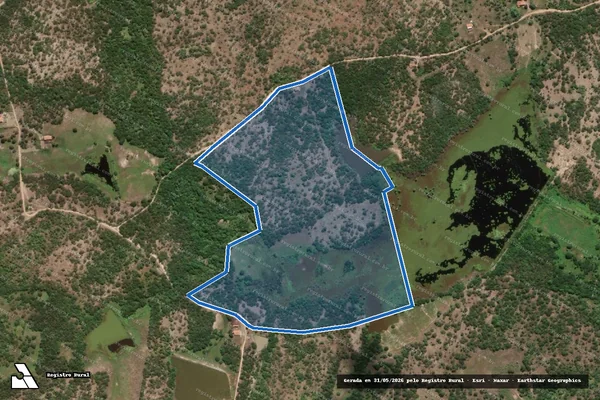 Imagem de satélite de SITIO RUDADO - Parte 1 em Jaguaretama - CE