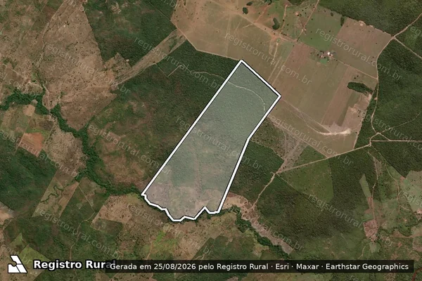 Imagem de satélite de FAZENDA ANGICO - PARTE 02 em Grajaú - MA