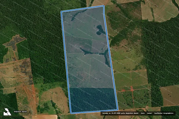 Imagem de satélite de Fazenda Sol Nascente - Parcela  02 em Juína - MT