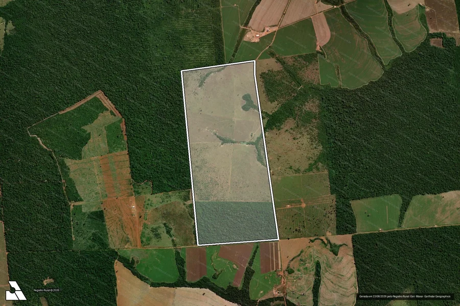 Imagem aérea do item B