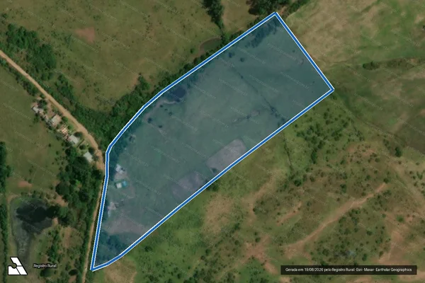 Imagem de satélite de Sítio Vô Chico - Parte 1 em Uruguaiana - RS