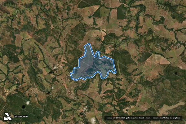 Imagem de satélite de FAZENDA SÃO FELIPE - FAZENDA SÃO FELIPE em Ponte Branca - MT